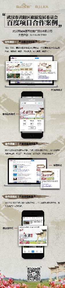 黄陂旅游局合作项目海报